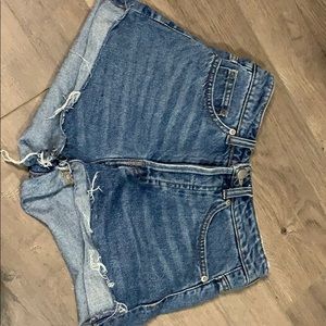 High Waist Jean Shorts size 2